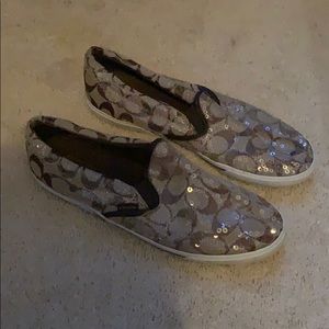 Coach slip on sneakers